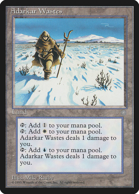 MTG アダーカー荒原 アイスエイジ 英語 4枚 Adarkar Wastes | Ice Age - French | Star City Games