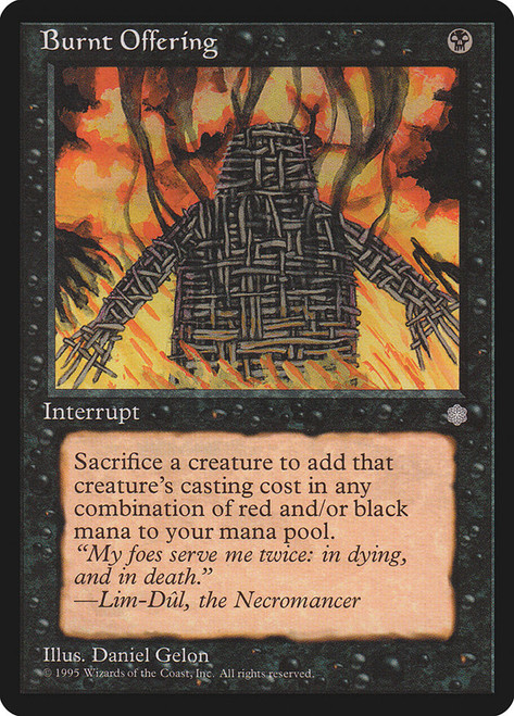 Burnt Offering\nIce Age\nSingle\nMagic The Gathering