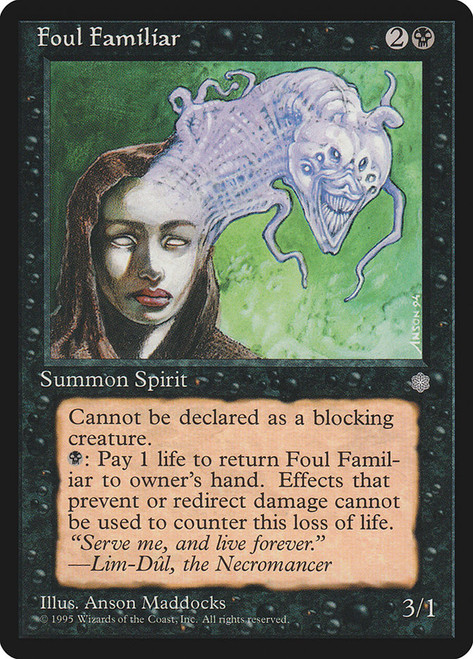Foul Familiar\nIce Age\nSingle\nMagic The Gathering