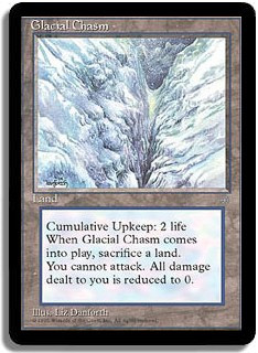 Glacial Chasm
Ice Age - French
Single
Magic The Gathering
