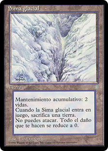 Glacial Chasm
Ice Age - Spanish
Single
Magic The Gathering
