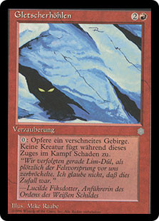 Glacial Crevasses
Ice Age - German
Single
Magic The Gathering