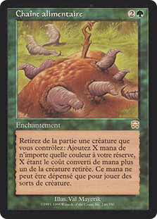 Food Chain
Mercadian Masques - French
Single
Magic The Gathering