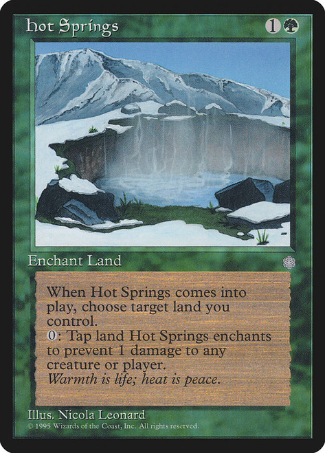 Hot Springs\nIce Age\nSingle\nMagic The Gathering