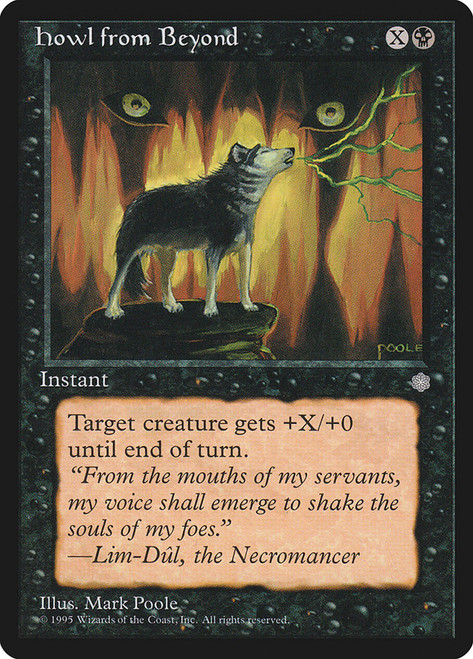Howl from Beyond\nIce Age\nSingle\nMagic The Gathering