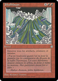 Jokulhaups
Ice Age - French
Single
Magic The Gathering