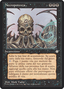 Necropotence
Ice Age - Italian
Single
Magic The Gathering