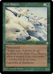 Pale Bears
Ice Age - Italian
Single
Magic The Gathering