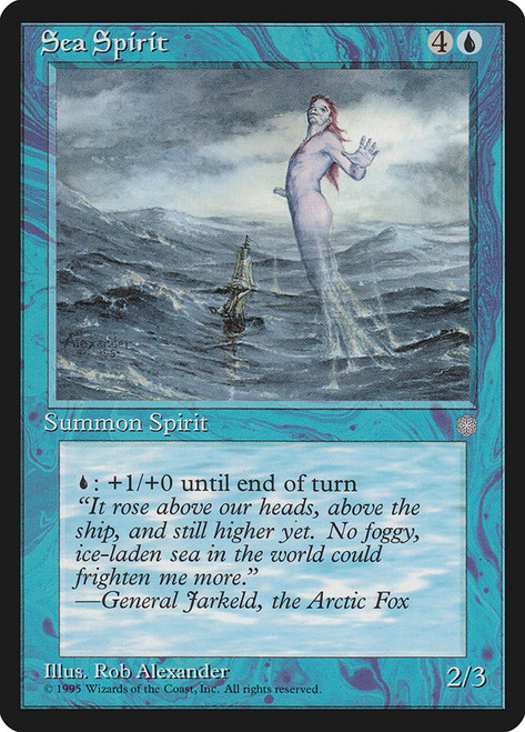 Sea Spirit\nIce Age\nSingle\nMagic The Gathering