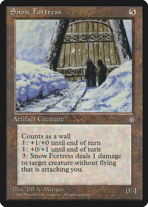 Snow Fortress\nIce Age\nSingle\nMagic The Gathering