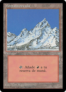 Snow-Covered Mountain
Ice Age - Spanish
Single
Magic The Gathering
