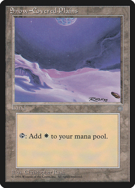 Snow-Covered Plains\nIce Age\nSingle\nMagic The Gathering