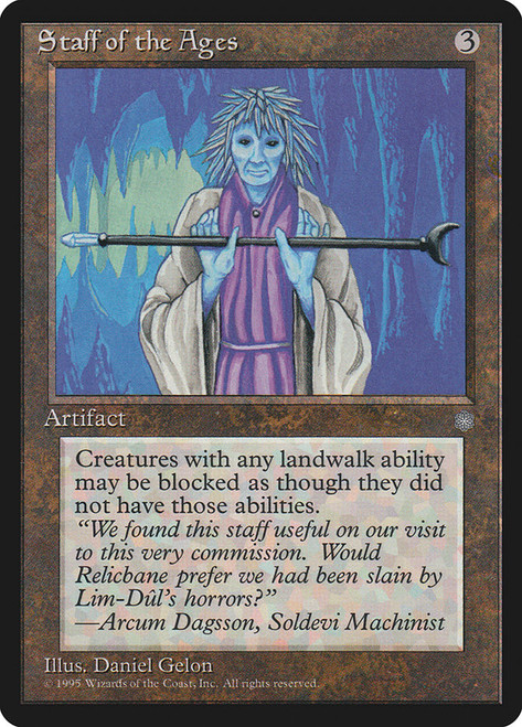 Staff of the Ages\nIce Age\nSingle\nMagic The Gathering