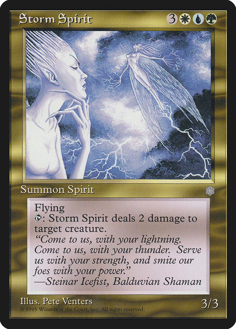 Storm Spirit\nIce Age\nSingle\nMagic The Gathering