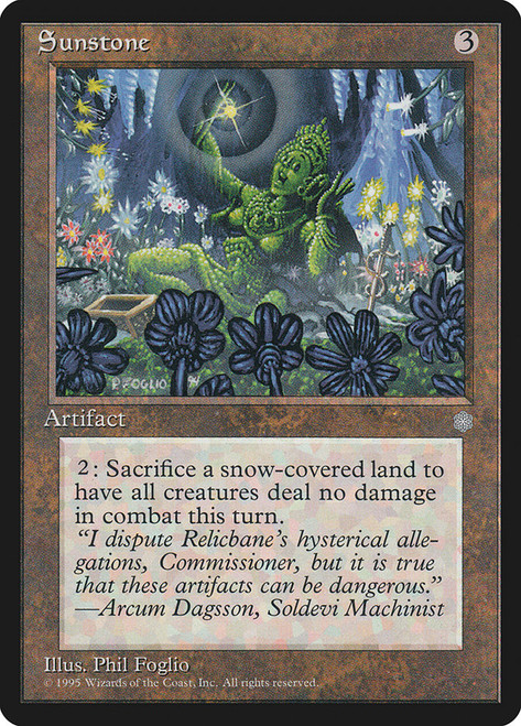 Sunstone\nIce Age\nSingle\nMagic The Gathering