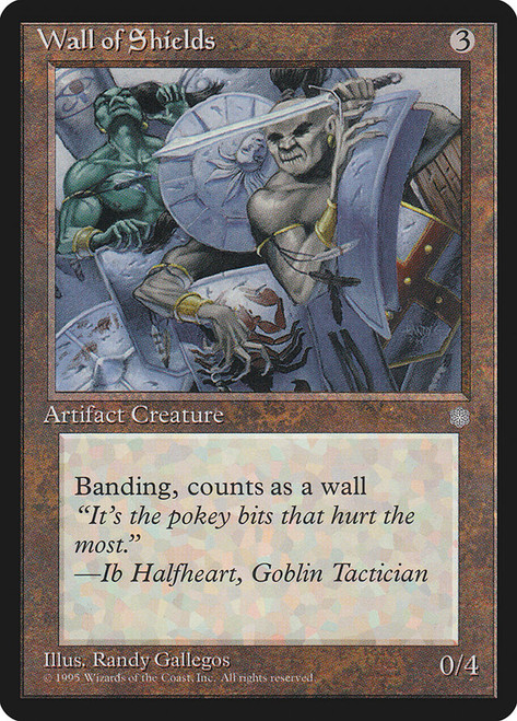 Wall of Shields\nIce Age\nSingle\nMagic The Gathering