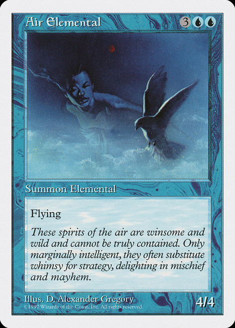 Air Elemental\n5th Edition\nSingle\nMagic The Gathering