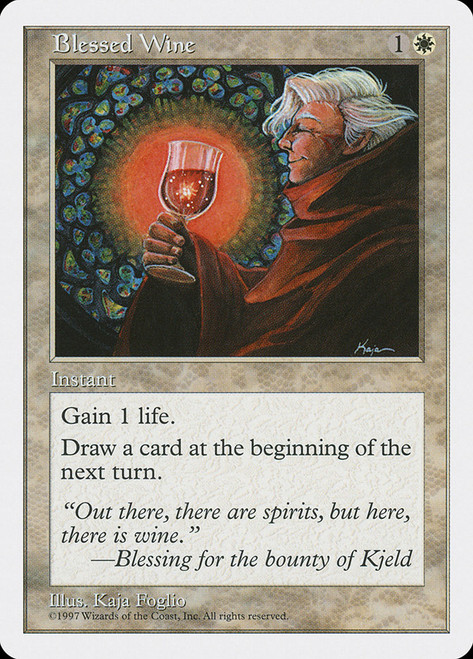 Blessed Wine\n5th Edition\nSingle\nMagic The Gathering