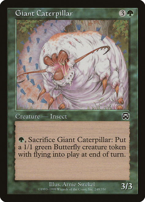 Giant Caterpillar\nMercadian Masques\nSingle\nMagic The Gathering