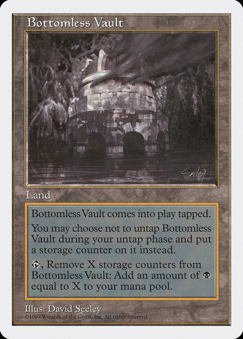 Bottomless Vault\n5th Edition\nSingle\nMagic The Gathering