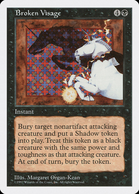 Broken Visage\n5th Edition\nSingle\nMagic The Gathering