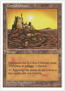 City Of Brass
5th Edition - Italian
Single
Magic The Gathering