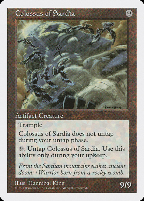 Colossus of Sardia\n5th Edition\nSingle\nMagic The Gathering