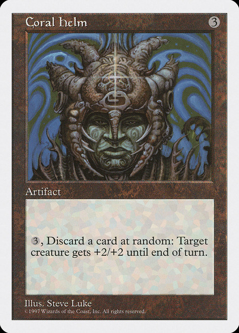 Coral Helm\n5th Edition\nSingle\nMagic The Gathering