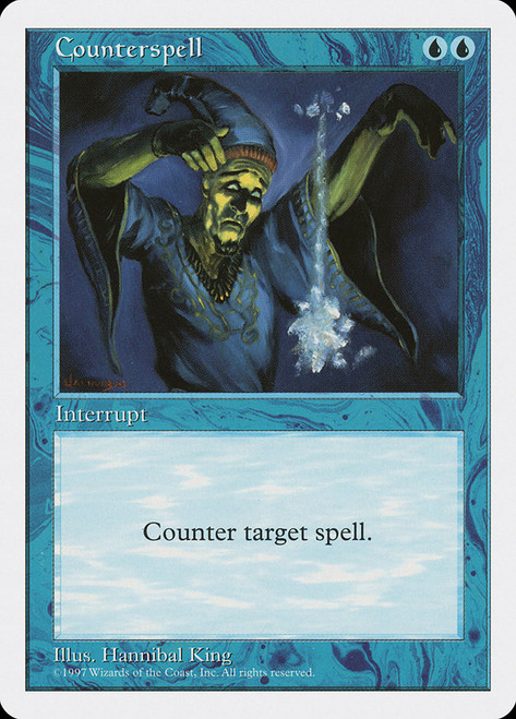 Counterspell\n5th Edition\nSingle\nMagic The Gathering