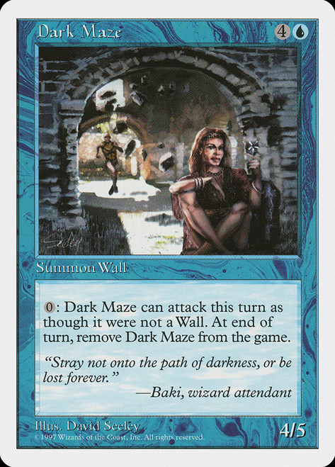 Dark Maze\n5th Edition\nSingle\nMagic The Gathering