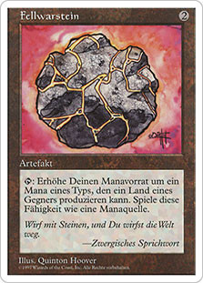 Fellwar Stone
5th Edition - German
Single
Magic The Gathering