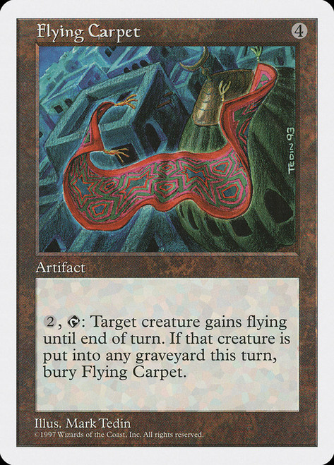 Flying Carpet\n5th Edition\nSingle\nMagic The Gathering