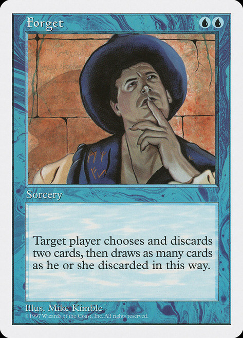 Forget\n5th Edition\nSingle\nMagic The Gathering