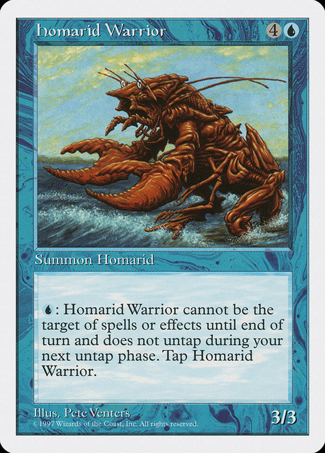 Homarid Warrior\n5th Edition\nSingle\nMagic The Gathering