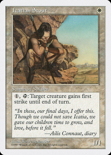 Icatian Scout\n5th Edition\nSingle\nMagic The Gathering