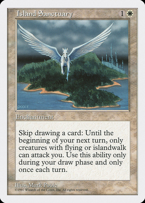 Island Sanctuary\n5th Edition\nSingle\nMagic The Gathering