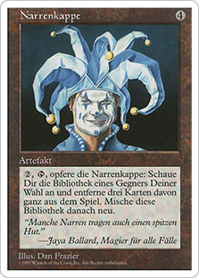 Jester's Cap
5th Edition - German
Single
Magic The Gathering