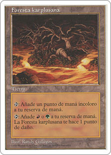 Karplusan Forest
5th Edition - Spanish
Single
Magic The Gathering