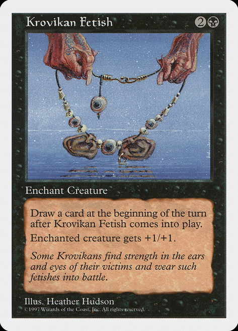 Krovikan Fetish\n5th Edition\nSingle\nMagic The Gathering