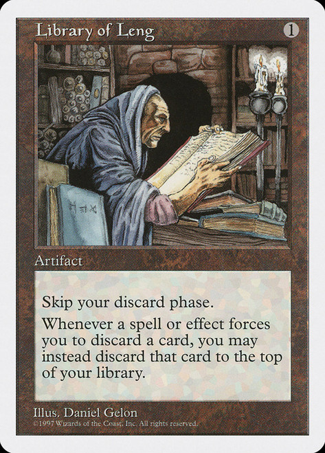 Library of Leng\n5th Edition\nSingle\nMagic The Gathering