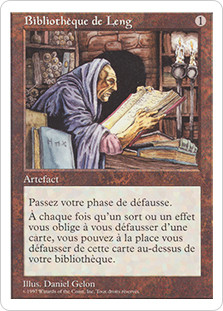 Library of Leng
5th Edition - French
Single
Magic The Gathering