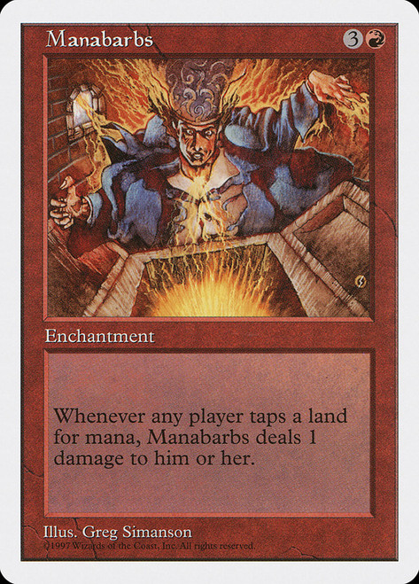 Manabarbs\n5th Edition\nSingle\nMagic The Gathering