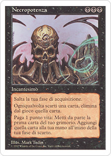 Necropotence
5th Edition - Italian
Single
Magic The Gathering