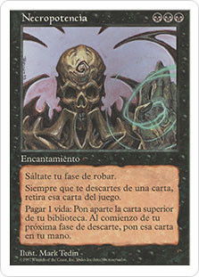 Necropotence
5th Edition - Spanish
Single
Magic The Gathering