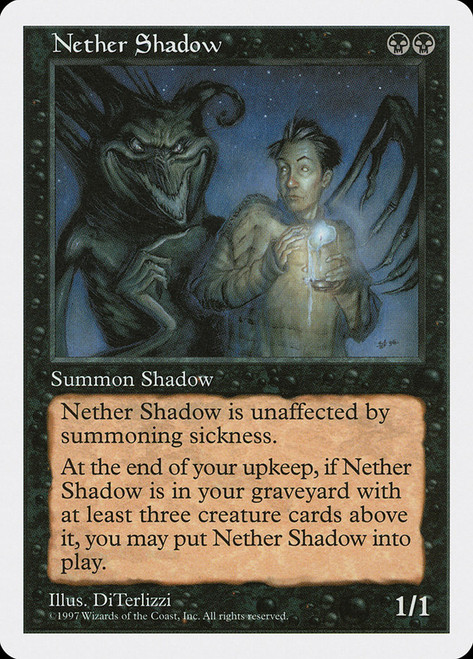 Nether Shadow\n5th Edition\nSingle\nMagic The Gathering