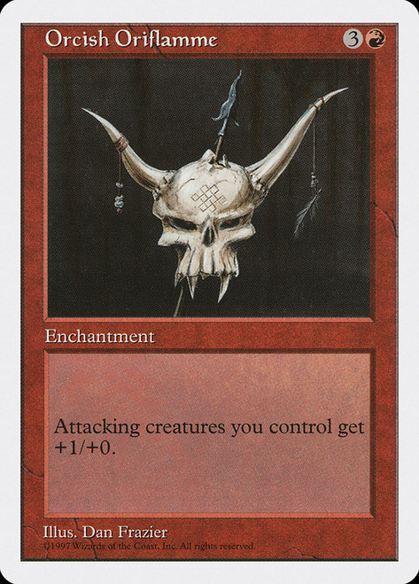 Orcish Oriflamme\n5th Edition\nSingle\nMagic The Gathering