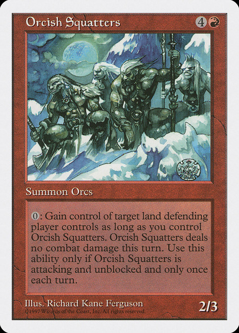 Orcish Squatters\n5th Edition\nSingle\nMagic The Gathering