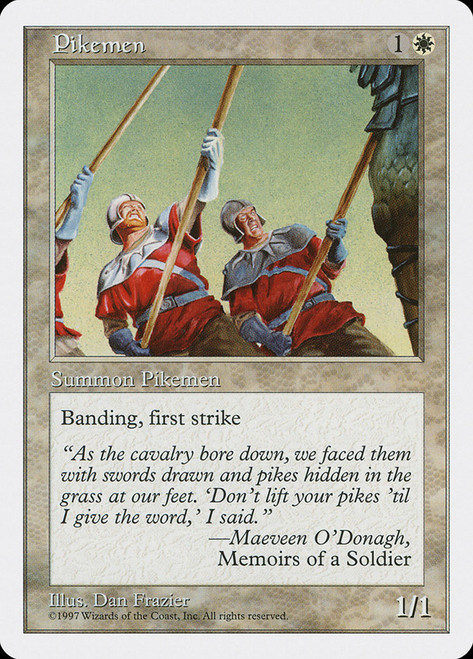 Pikemen\n5th Edition\nSingle\nMagic The Gathering
