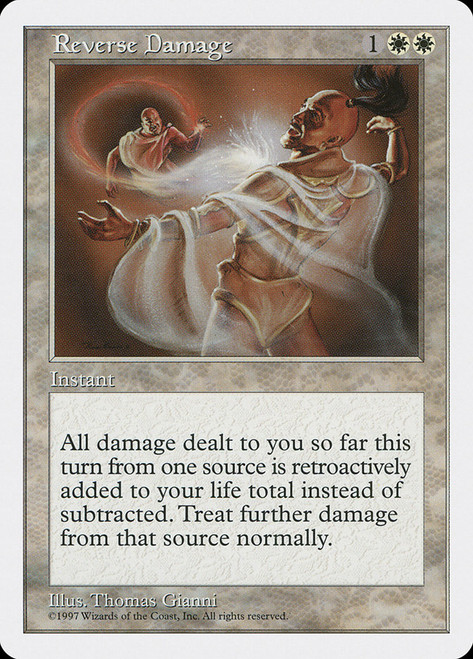 Reverse Damage\n5th Edition\nSingle\nMagic The Gathering