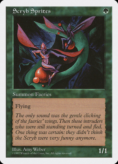 Scryb Sprites\n5th Edition\nSingle\nMagic The Gathering